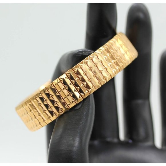 SPEIDEL gold tone expansion BRACELET, vintage, unisex, shows no wear 13mm wide - Picture 1 of 8
